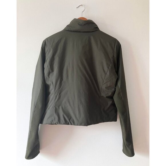Lululemon Sleek City Jacket Dark Olive Size 10 Insulated - Picture 5 of 8